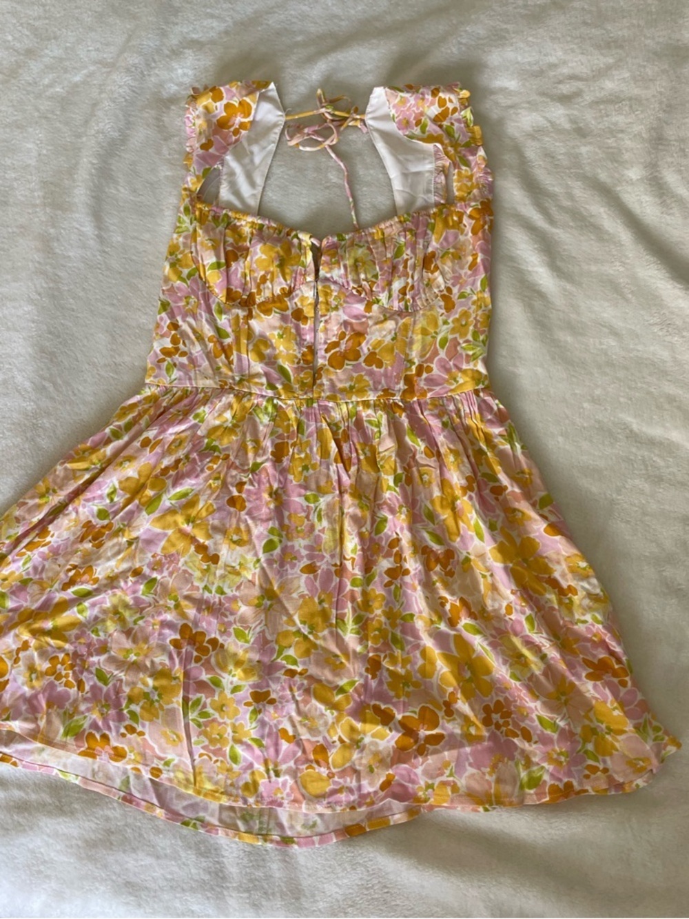 Sky To Moon Floral mini Dress